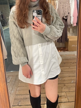 yuzuさん（レディース・162cm）の冬コーディネート