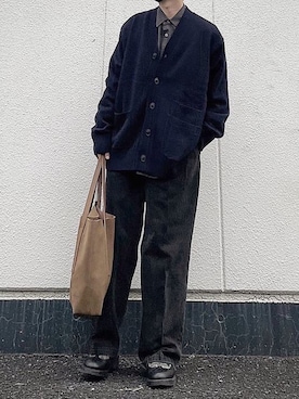「リドム」｜「アイテム（ジャケット/アウター）」を使った、しゅとーさん（メンズ・168cm）の冬コーディネート
