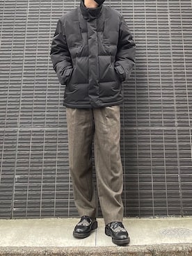 「リドム」｜「アイテム（ジャケット/アウター）」を使った、しゅとーさん（メンズ・168cm）の秋コーディネート