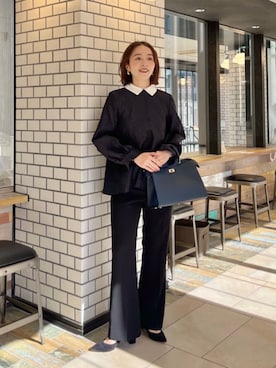 笠岡 オデット エ オディール スタッフさん（レディース・157cm）の春コーディネート