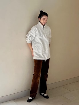 「ODETTE E ODILE」｜笠岡 オデット エ オディール スタッフさん（レディース・157cm）の冬コーディネート
