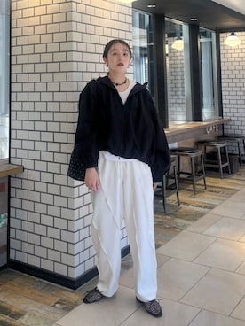 笠岡 オデット エ オディール スタッフさん(レディース・157cm)の春コーディネート