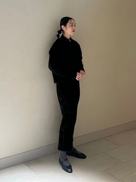 笠岡 オデット エ オディール スタッフさん(レディース・157cm)の冬コーディネート