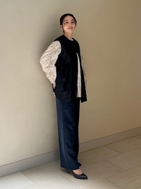 「ODETTE E ODILE」｜笠岡 オデット エ オディール スタッフさん（レディース・157cm）の冬コーディネート