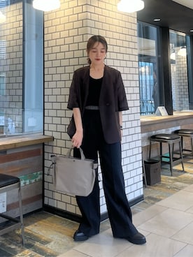 笠岡 オデット エ オディール スタッフさん(レディース・157cm)の夏コーディネート