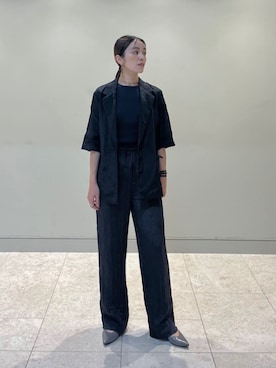 笠岡 オデット エ オディール スタッフさん(レディース・157cm)の春コーディネート