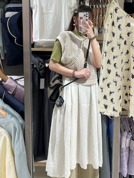 「moussy」｜「アイテム（財布/小物）」を使った、simsimdes さん（レディース・168cm）の春コーディネート