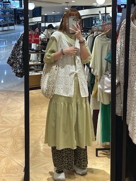 「PAUL&JOE（ポールアンドジョー）のアイテム（バッグ）」を使った、simsimdes さん（レディース・168cm）の夏コーディネート
