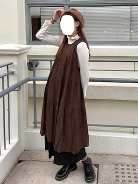 「earthtone」｜simsimdes さん（レディース・168cm）の春コーディネート