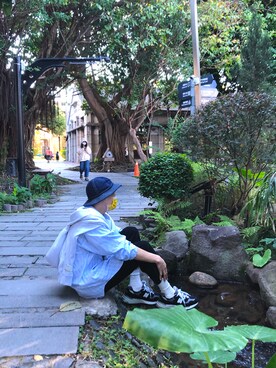 「MONKEY TIME（モンキータイム）のアイテム（チノパンツ）」を使った、angusshenさん（メンズ・172cm）の冬コーディネート