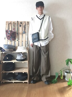 「temptation（テンプテーション）のアイテム」を使った、ゆーさん（メンズ・183cm）の春コーディネート