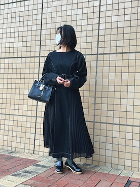 「アイテム（ローファー）」を使った、murajinさん（レディース・150cm）の秋コーディネート
