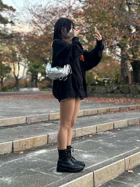 「アイテム（スウェット）」を使った、murajinさん（レディース・150cm）の秋コーディネート