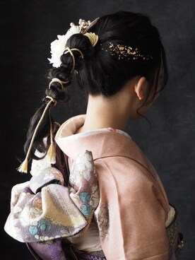 「アイテム（フォーマルスーツ/小物）」を使った、murajinさん（レディース・150cm）の冬コーディネート