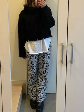 武蔵さん（レディース・154cm）の冬コーディネート