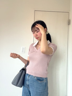 「VIS（ビス）のアイテム（バッグ）」を使った、kaho0731wearさん（レディース・158cm）の夏コーディネート