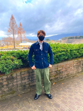 「RYU（リュー）のアイテム」を使った、kenta68さん（メンズ・175cm）の秋コーディネート