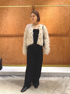 「秋コーデ」｜「アイテム（オールインワン・サロペット）」を使った、dnmomokoさん（レディース・154cm）の秋コーディネート