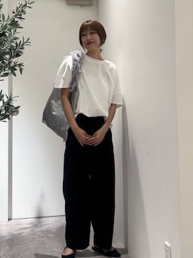 「Jena espace merveilleux（ジェナ　エスパスメルヴェイユ）のアイテム（Tシャツ/カットソー）」を使った、makoo.jjさん（レディース・168cm）の春コーディネート