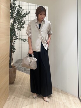「Jena espace merveilleux（ジェナ　エスパスメルヴェイユ）のアイテム（その他パンツ）」を使った、makoo.jjさん（レディース・168cm）の夏コーディネート
