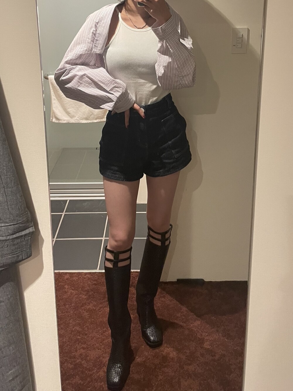 Ⓜ︎｜Juemiのブーツを使ったコーディネート - WEAR