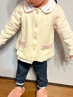 「Birthday（バースデイ）のアイテム」を使った、Runa.さん（キッズ・90cm）の冬コーディネート