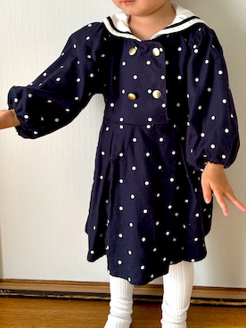 「apres les cours（アプレレクール）のアイテム」を使った、Runa.さん（キッズ・90cm）の冬コーディネート