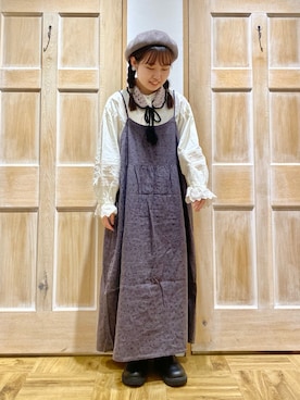 「アイテム（ワンピース/ドレス）」を使った、Kotoneさん（レディース・151cm・20代）の秋コーディネート