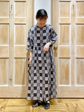 「TSUHARU by Samansa Mos2（ツハルバイサマンサモスモス）のアイテム（ワンピース/ドレス）」を使った、Kotoneさん（レディース・151cm）の春コーディネート