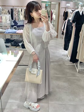 「アイテム（マウンテンパーカー）」を使った、あづささん（レディース・156cm・20代）の春コーディネート