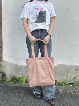 「L.L.Bean（エルエルビーン）のアイテム（バッグ）」を使った、yueさん（レディース・160cm）の夏コーディネート