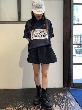 「アイテム（ジャージ）」を使った、yueさん（レディース・160cm）の夏コーディネート