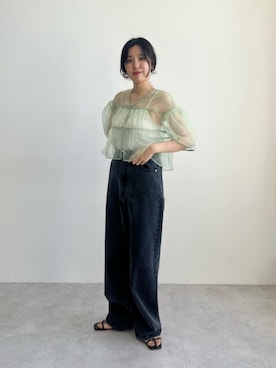 島津（shimazu)さん（レディース・160cm）の夏コーディネート