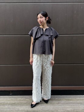 島津(shimazu)さん(レディース・160cm)の春コーディネート