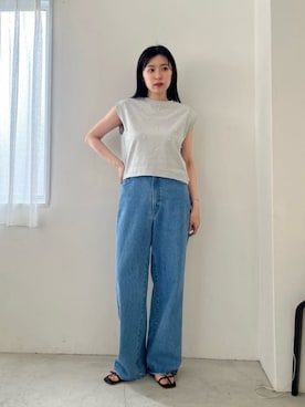 島津（shimazu)さん（レディース・160cm）の夏コーディネート