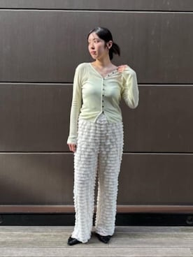 島津（shimazu)さん（レディース・160cm）の春コーディネート