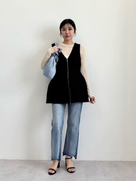 島津（shimazu)さん（レディース・160cm）の冬コーディネート