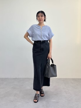 島津（shimazu)さん（レディース・160cm）の春コーディネート