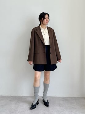 島津(shimazu)さん(レディース・160cm)の夏コーディネート