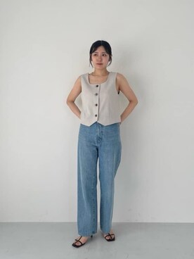 島津(shimazu)さん(レディース・160cm)の夏コーディネート