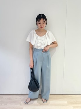 島津（shimazu)さん（レディース・160cm）の夏コーディネート