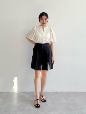 島津（shimazu)さん（レディース・160cm）の夏コーディネート