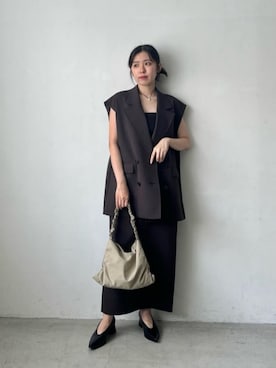 島津（shimazu)さん（レディース・160cm）の夏コーディネート