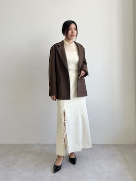 島津（shimazu)さん（レディース・160cm）の秋コーディネート