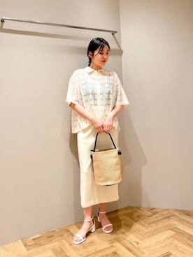 島津（shimazu)さん（レディース・160cm）の春コーディネート