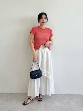 島津(shimazu)さん(レディース・160cm)の夏コーディネート