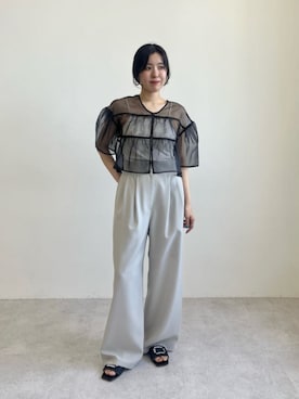 島津(shimazu)さん(レディース・160cm)の夏コーディネート