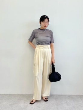 島津（shimazu)さん（レディース・160cm）の春コーディネート