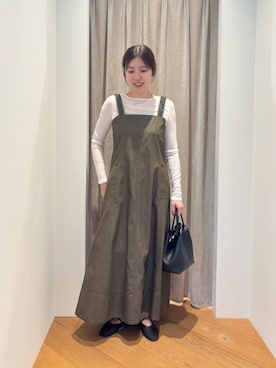 「EMMEL REFINES（エメルリファインズ）のアイテム」を使った、島津（shimazu)さん（レディース・160cm）の冬コーディネート