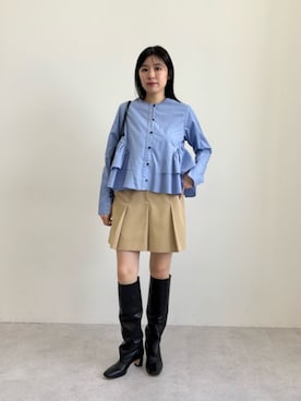 島津(shimazu)さん(レディース・160cm)の冬コーディネート